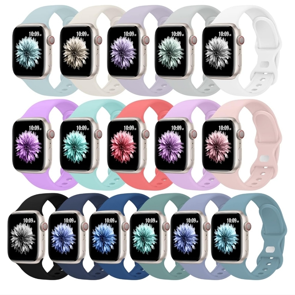 NEW 16 Pack Sport Bands Compatible with Apple Watch-The colors are very vibrant